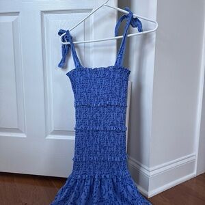 Amazon Blue Midi Dress